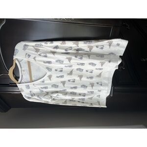 NWT P.J. Salvage Cat Graphic V-Neck Sweater Size Medium